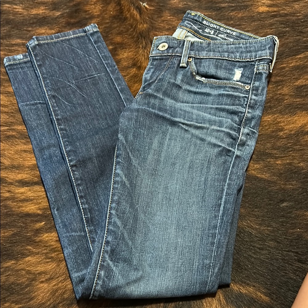 Levi's Blue Straight Leg Jeans Classic Style